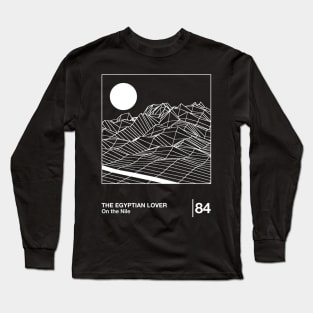 On The Nile / Minimalist Style Graphic Design Long Sleeve T-Shirt